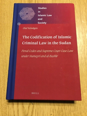 Codification of Islamic Criminal Law in the Sudan